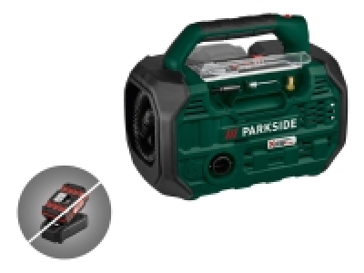 PARKSIDE 20V Akku-Kompressor »PKA 20-Li B2«, ohne Akku und Ladegerät 39.99 €