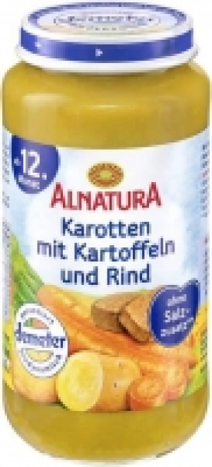 Karotten mit Kartoffeln und Rind 1.39 €