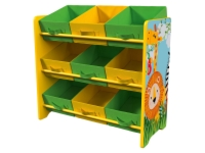 LIVARNO home Kinder Aufbewahrungsregal, mit Textilboxen 23.99 €