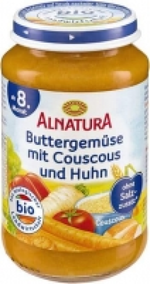 Buttergemüse mit Couscous und Huhn 1.39 €