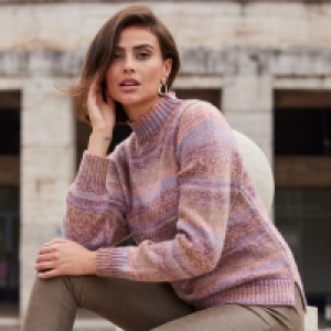 Damen-Strickpullover mit Stehkragen 11.99 €