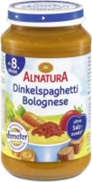 Dinkelspaghetti Bolognese 1.39 €