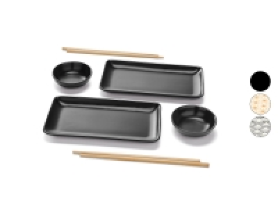 ERNESTO® Sushi-Set, Porzellan, mit Bambusstäbchen 8.99 €