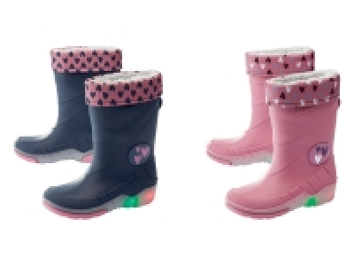 lupilu® Kleinkinder Mädchen Regenstiefel mit coolem Blink-Effekt 12.99 €