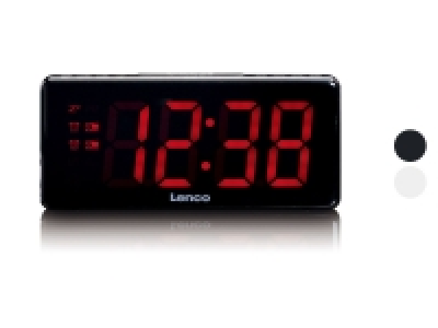 Lenco CR-30 Uhrenradio mit großem 3 Zoll-Display 26.99 €