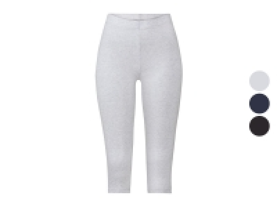 esmara® Damen Capri-Leggings, mit bequemem Gummizugbund