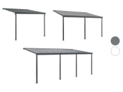 Juskys Aluminium Terrassendach »Borneo« 640.04 €