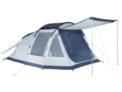 TAMBU PORIBAR, 5 Personen Familien Tunnelzelt, grau/blau 401.99 €