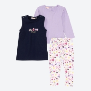 Baby-Mädchen-Set mit Kleid, 3-teilig 19.99 €