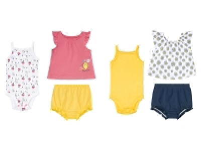 lupilu® Baby Mädchen Sommerset, 3-teilig, aus reiner Bio-Baumwolle 6.99 €