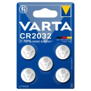 VARTA Lithium-Knopfzellen, 5er-Packung 2.99 €