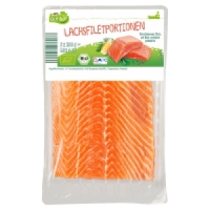 GUT BIO Bio-Lachsfiletportionen 600 g 12.99 €