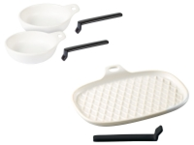 GRILLMEISTER Grillschalen-Set / Grillplatte, mit abnehmbarem Griff 9.99 €