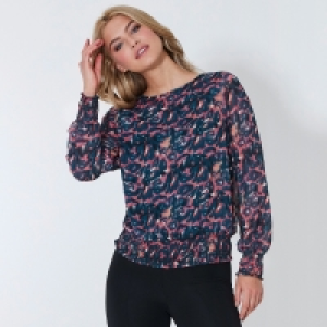 Damen-Bluse mit Leo-Muster 11.04 €