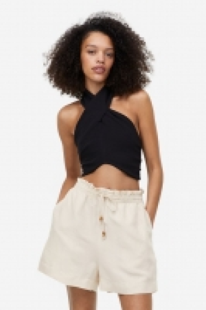 Paperbag-Shorts aus Leinenmix 19.99 €