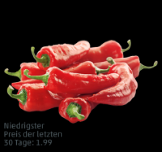 Rote Spitzpaprika 1.89 €