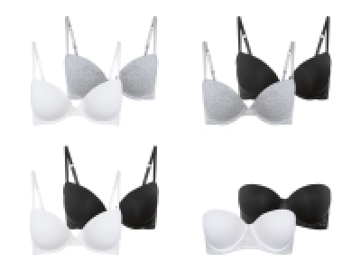 esmara® Damen Bügel BH, 2 Stück, mit Spitze 11.99 €