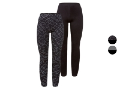 esmara® Damen Leggings, 2 Stück, mit Baumwolle 14.99 €