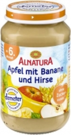 Apfel mit Banane und Hirse 1.09 €