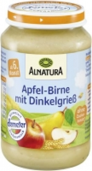 Apfel-Birne mit Dinkelgrieß 1.09 €