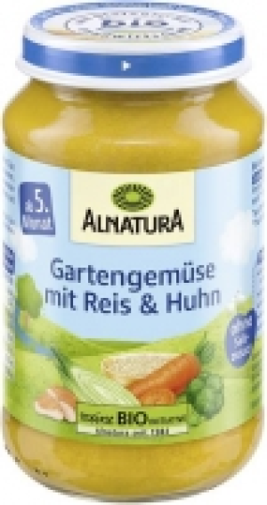 Gartengemüse mit Reis & Huhn 1.29 €