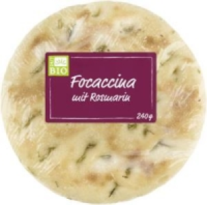 Focaccina mit Rosmarin (TK) 2.19 €