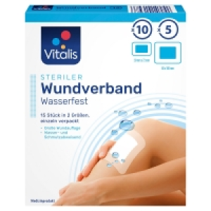 Aldi Süd  VITALIS Sterile Wundverbände