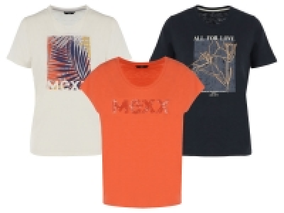 MEXX Damen T-Shirt, mit Logo, Regular Fit 12.47 €