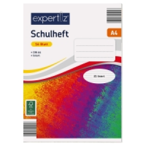 EXPERTIZ® Schulhefte oder Zeichenblock 1.99 €