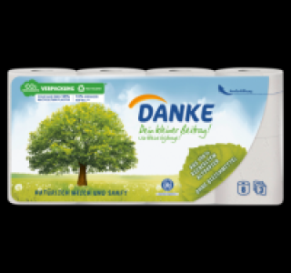 DANKE Recyclingtoilettenpapier 2.99 €