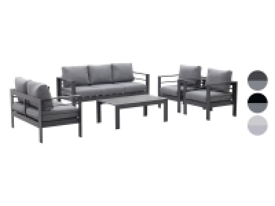 MeXo Gartenmöbel 7-Sitzer Lounge-Set Aluminium inkl. Polster 918.99 €