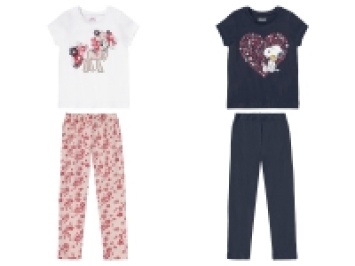 Lidl  Kleinkinder Mädchen Pyjama aus reiner Baumwolle