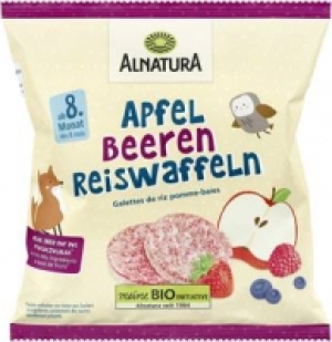 Apfel-Beeren-Reiswaffeln 1.09 €