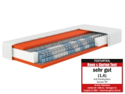 Hn8 Schlafsysteme 7-Zonen Taschenfederkern-Matratze Dynamic TFK 169.00 €