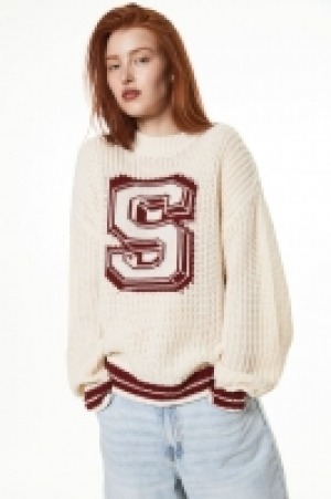 Oversized Pullover in Jacquardstrick 30.99 €