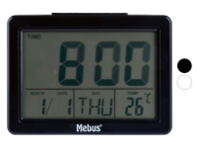 MEBUS Digitalwecker, extra großes Display