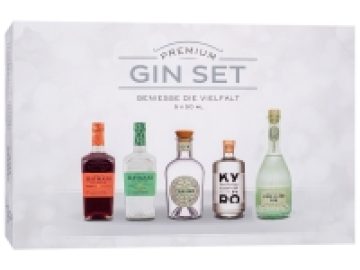 Gin Tasting Box Premium Entdeckerpaket - 5 x 50 ml, 26-47% Vol 17.59 €