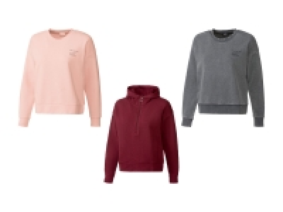 CRIVIT Damen Sweatpullover mit Baumwolle, kurz geschnitten 9.99 €