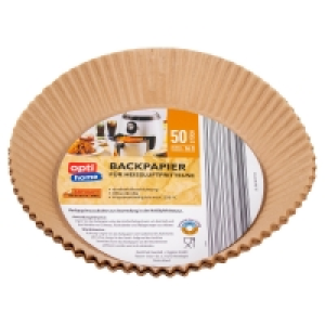 OPTIHOME Backpapier für Heißluftfritteuse, 30er-/50er-Packung 2.99 €