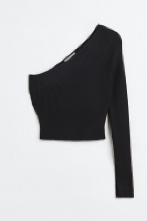 Geripptes One-Shoulder-Shirt 11.99 €