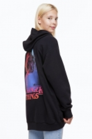 Oversized Hoodiejacke mit Print 14.99 €