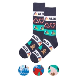 ALDIMANIA Damen und Herren Xmas-Socken 0.99 €