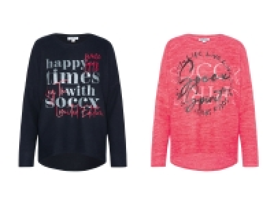 Lidl Soccx Soccx Damen Flauschpullover mit Glitterdruck