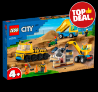 60391 LEGO® City Baufahrzeuge und Kran mit Abrissbirne