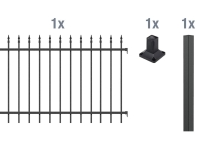 GAH ALBERTS Zaun-Anbauset Chaussee, zum Aufschrauben 239.05 €
