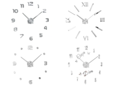 AURIOL® Wanduhr »Do-it-yourself«, Ø 90-120 cm