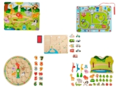 Playtive Lernpuzzle / Labyrinth / Fädelspiel, aus Holz 5.99 €