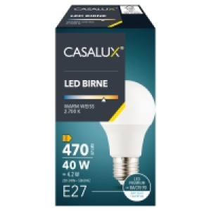 Aldi Süd  CASALUX LED-Leuchtmittel, dimmbar