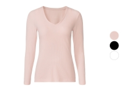 esmara® Damen Langarmshirt in hochwertiger Ripp-Qualität 5.99 €