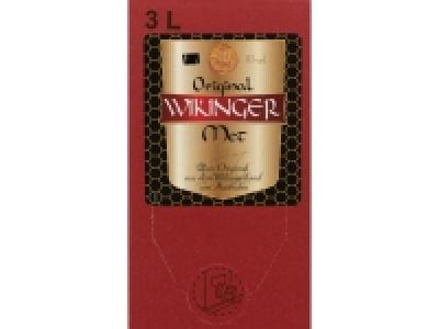 Wikinger Met 3,0-l-Bag-in-Box, Honigwein 11% Vol 18.99 €